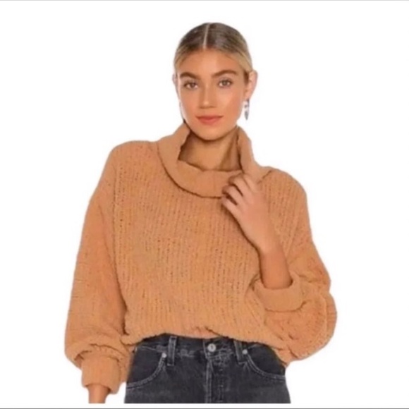 Free People BE YOURS COWL NECK PULLOVER SWEATER NWT - Picture 9 of 11